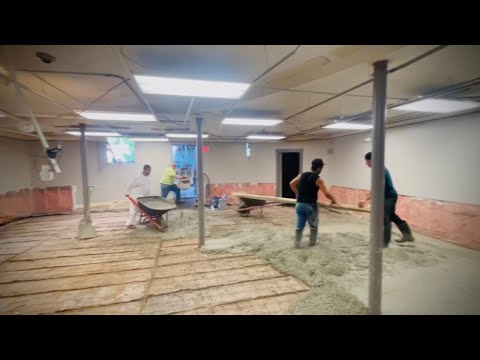 Time to redo the basement floor!