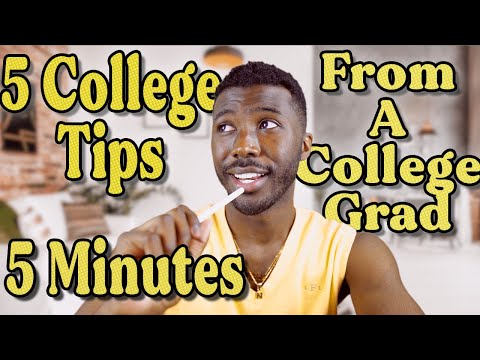 5 College Tips in 5 Minutes | Secrets From A College Grad