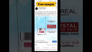L'oreal Paris free sample #freesample #lorealparis #smytten #freeproducts #ytshorts #tending #viral