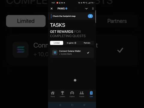Connect paws to phantom wallet | Paws airdrop new mystery quest| drx token | phantom wallet  #paws