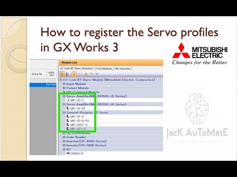 Mitsubishi Servo Profile of CC Link IE Basics Registartion Tutorial ✅ | JaCk_AuToMaTatiOn Tutorial 😃