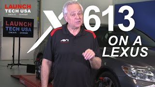 Trying the X-613 Mobile Wheel Aligner on a Lexus | Launch Tech USA