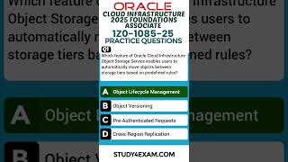 Oracle Cloud Infrastructure 2025 Foundations Associate 1Z0-1085-25 Exam Questions | Practice Test