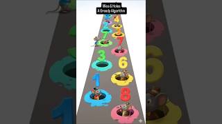 🐭 Mice and Holes Problem | Greedy Algorithm Explained in 60s | Coding Interview Prep