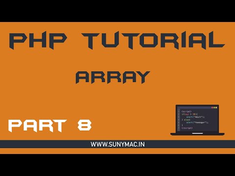 ARRAY in PHP ||GTU || Lecture 8|| Sunny Mac || Gujarati