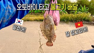 오토바이로 물고기 배달 해봤습니다 (하이즈엉 EP.03)