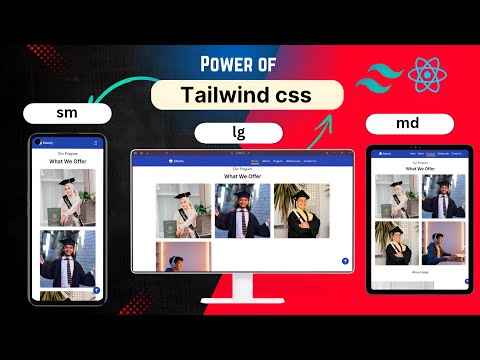 Build Responsive Website Using Tailwind CSS✨ | React