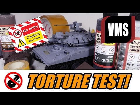 VMS No-Peel Primer Torture Test - We test the model primer using industrial packing tape!