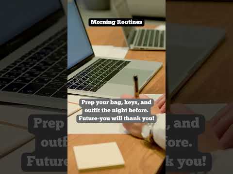 Morning routine