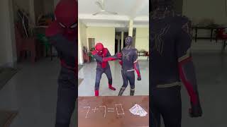 Spider Man short film: solve math 🟰🤔