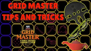 Grid Master Tips and Frequently Asked Questions