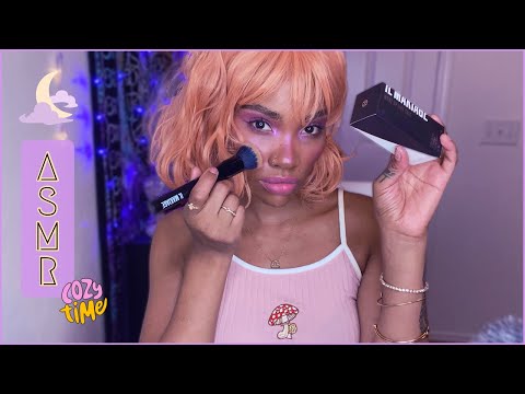 So Relaxing 🍄 // ASMR // Aggressive Fast Tapping / IL MAKIAGE Try on Review / Whisper Ramble