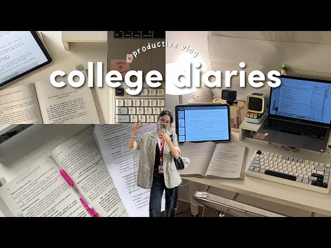 UNI VLOG🎧 college days in my life, productive, baking, crochet, study, weekend classes, and etc.