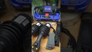 2 JC Joysticks + Radio Control Scanreco with Walvoil DPX 100 9 Section as forestry equipment #fyp
