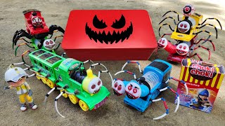 Bermain Kereta Api Hantu Laba-laba, Thomas and the Friends, Mobil, Mobil Laba-laba, Mobil Hantu #17