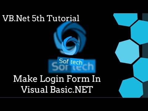 Visual Basic .NET Tutorial 5 - Make Simple Login Form in Visual Basic
