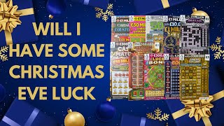 🎅🎄 £40 Christmas Eve Scratch Cards! 💥 Can I Find a Festive WIN?! 💷✨