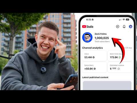 i got 1,000,000 followers on youtube again...