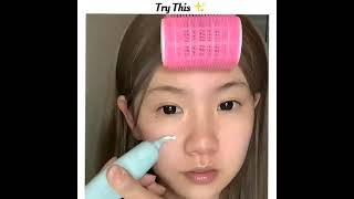 easy Korean makeup ☺☺ #shorts #aesthetics #makeup