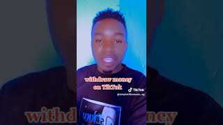 how to withdraw money from tiktok