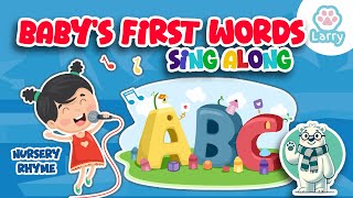 👶 Baby's First Words Song | Learn to Talk with Fun & Easy Words! Nursery Rhymes 2025 #nurseryrhymes