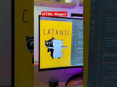 HTML Magic! Checkout my HTML & CSS course. Link in bio! #html #htmlcss #htmlcode #frontend #css