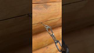 Pro tip connect and tension a chain in minutes! #diy
