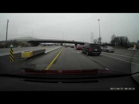 [Canada] Motorcyclist fights "Fire with Fire," kicks car invading his space