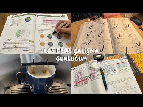 Lgs Ders Çalışma Günlüğüm#22 //Kurstan sonra bir gün✨📚// #lgsdersçalışmagünlüğüm #keşfet #study 