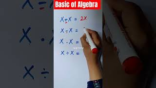 Basics Algebra #math  #mathschallenge #braintest #braingames #mathbrainteaser  #shorts #mathematical