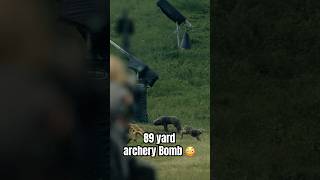 Slow Motion Long Range Archery Shot 🤯 #archery #slowmotion #slomo #joshbowmar