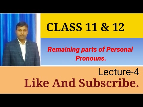 very unique rules of Pronouns.