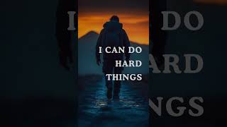 I can do hard things  #mindsetmastery #mindfulpresence #motivation #dailyinspiration  #affirmations