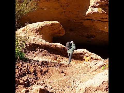 Exploring The Wave Cave          #arizona #hiking #explore