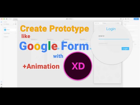 Create a Prototype like Google Form | Adobe Xd in Bangla