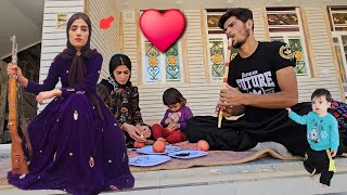 Zalfa and Ramin's nomadic life in the mountains ♥❤