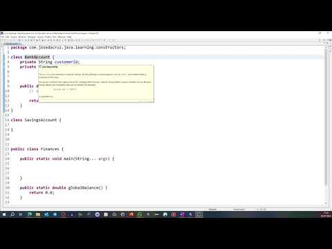 Java Learning - Default Constructor