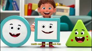 Fun Math for Kids! Learn Numbers & Shapes with Clay Animation | Children’s Educational Song