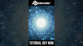 Epic Abstract Light Tunnel in Blender #shorts #blender