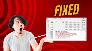 Fix the error xampp error mysql shutdown unexpectedly
