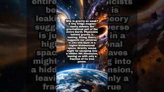 Why Gravity Is Leaking Into A 5th Dimension (String Theory)