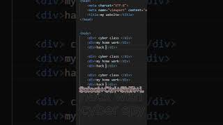 #htmltricksandtips #ctrl+shft+L #cyber #shortsvideo #reels  #coding