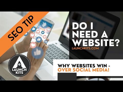 Do I need a website if I have social media pages?
