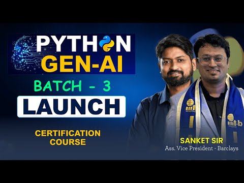 GanitAnk Python + Gen-AI Course Launch | Future-Ready Engineering Program | By Ankush Sir
