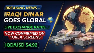 🌍 Iraqi Dinar Goes Global – Live Forex Screens Confirm the Rate! 📈⚡ RV Update 2025