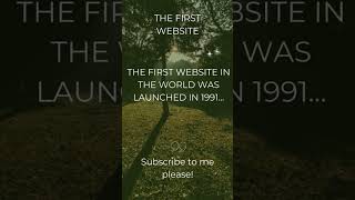 What Did the First Website Look Like in History? #FirstWebsite #InternetHistory #Internet #Facts