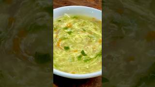 VEGETABLE EGG DROP SOUP RECIPE! Perfect for rainy weather #food #soup #pinoyfood #fyp #shorts