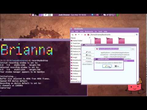 Symlink Editor used with Pcmanfm