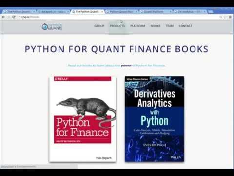 Python for Finance (O'Reilly) on the Quant Platform