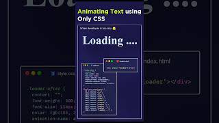 Animation text using only CSS #coding #webdevelopment #programming #webdesign #html #2025 #htmlpro